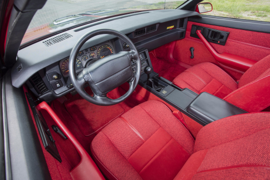 Interior 1992 Chevrolet Camaro Z28 25th Anniversary Heritage Edition Convertible