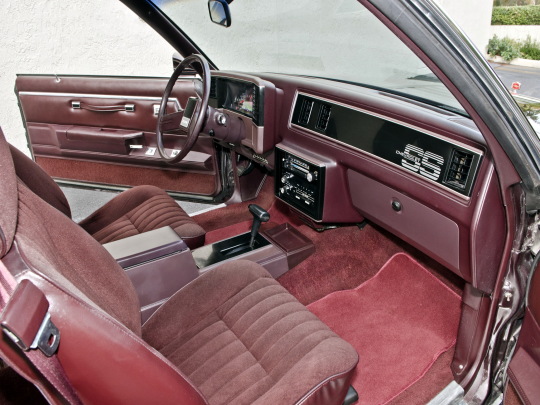 chevrolet el camino interior