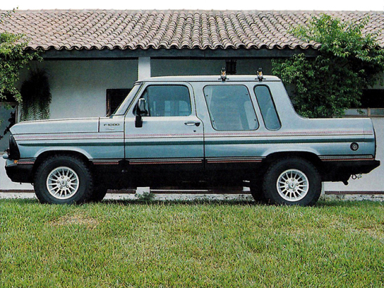 Ford F 1000 Monaco Sulamericana 1986 91