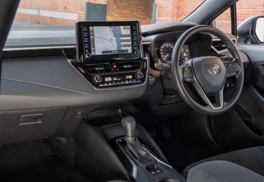 Interior Toyota Corolla Ascent Sport Hybrid Au Spec 2018 Pr